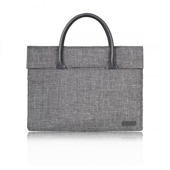 Arvok 15-15,6 Pulgadas MacBook Air/Pro Retina Funda para portatil Notebook Resistente al Agua Lona/de la Manga de la Cartera/Maletín, Gris