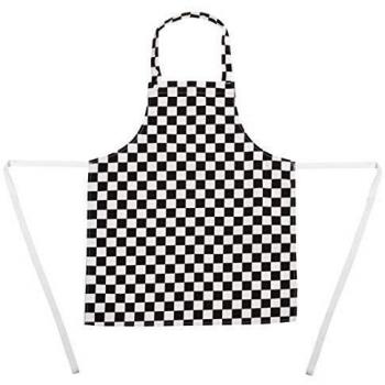 Delantal de Chef para Niños a Cuadros Blancos y Negros - Ropa de Chef Whites