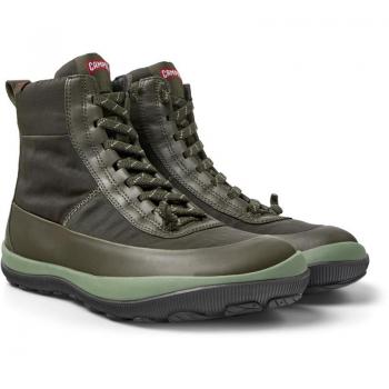 Camper Peu Pista PrimaLoft® Women's Green Boots - Size 41, Cotton Fabric/Smooth Leather