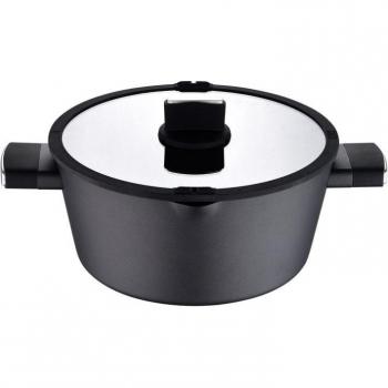 Cacerola Bergner Ion Aluminio Forjado Ø28cm Negra