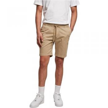Urban Classics Men's Stretch Twill Joggshorts Beige