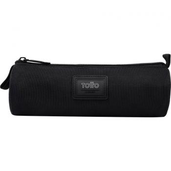 Estuche Totto Trik juvenil color negro - Organizador espacioso y moderno