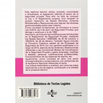 Legislación de seguridad privada