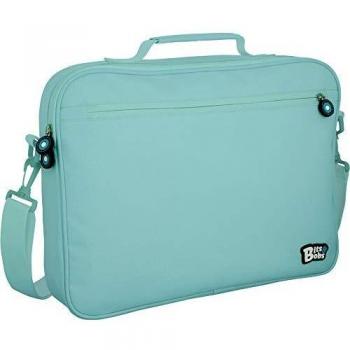 Grafoplás bits & Bobs, Bandolera Escolar Unisex niños, Azul Claro, 38x28x6