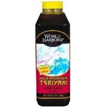 World Harbors Maui Mountain Teriyaki Marinade & Sauce - 16 oz