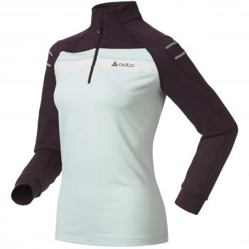 Odlo Pullover Stand-Up Collar 1/2 Zip Cari - Chaqueta de esquí para mujer, color, talla XL