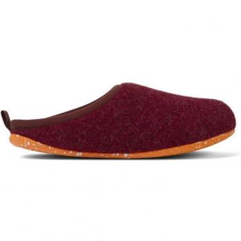Camper 20889-121 Wabi zapatillas de casa color burdeos en fibras naturales de mujer