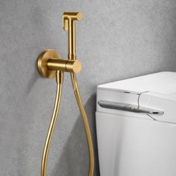 Grifo Empotrado de Bidé Génova Oro Cepillado IMEX