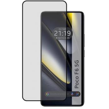 Protector de Cristal Templado Completo 5D Full Glue Negro para Xiaomi Poco F6 Pro 5G