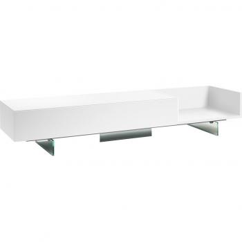 Mueble de TV con cajón y estante lateral Tempo