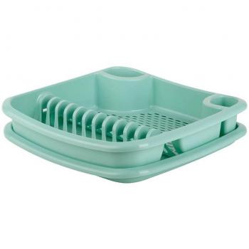 Escurreplatos con Bandeja Verde