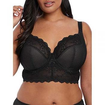 Elomi Charley Black Underwire Longline Bra 38F