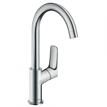 Grifo de lavabo Hansgrohe MyCube cromado 27 cm con caño giratorio