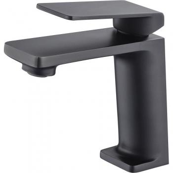Grifo monomando para lavabo Fiyi Imex negro mate modelo IMEX BDF016-1NG