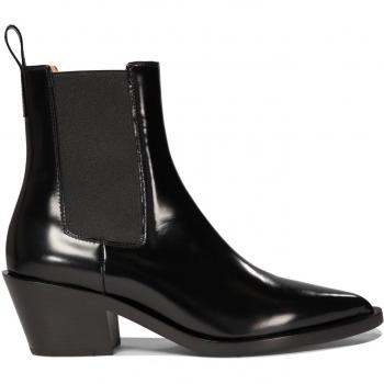 Gianvito Rossi Women's Wylie 45Mm Suede Cowboy Boots in Black | Size 36 US | G7290145CUODVDNERO