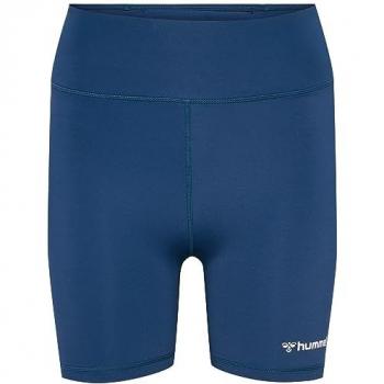 Leggings Cortos Activos de Cintura Alta Hummel Azul XS Mujer