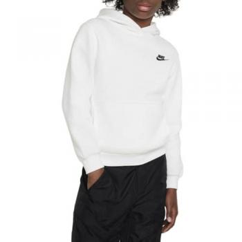 Nike Sportswear Club Fleece Hoodie - Unisex Kids - White - Size Large