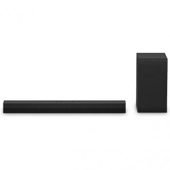 LG DS40T 2.1 Barra de Sonido (300 W) con subwoofer inalámbrico, conectividad ARC, HDMI, óptico y Bluetooth, color negro