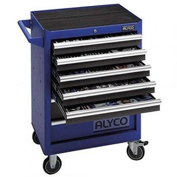Alyco 192712 - Carro movil de 7 cajones ALYPLUS sin panel 680 x 460 x 1000 mm con 250 herramientas