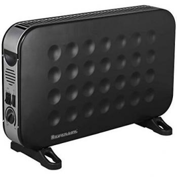 Calefactor Ravanson CH-9000BT Negro 2000W (Pared, Piso, Giratorio, Botones)