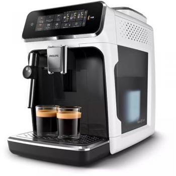 Cafetera Superautomática Philips EP3323/90 con Molinillo y Espumador de Leche, 15 Bar, Blanco/Cromo