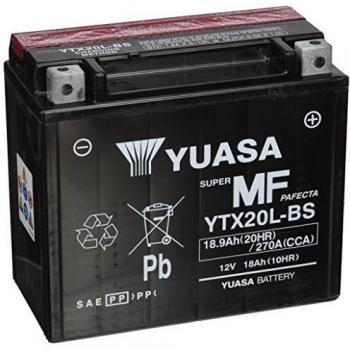 Las baterías Yuasa YTX20L-BS
