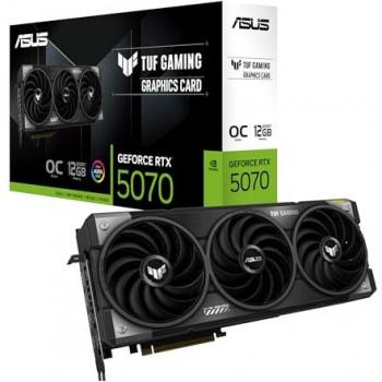 ASUS TUF Gaming GeForce RTX 5070 OC 12GB GDDR7 Graphics Card with DLSS4 and PCIe 5.0