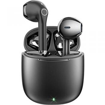 Auriculares Inalámbricos, yobola Auriculares Bluetooth 5.1 HiFi Estéreo, Cascos Inalambricos Bluetooth con Control Táctil, Micrófono Incorporado, IPX5 Deportivos, para Xiaomi Samsung iPhone Huawei