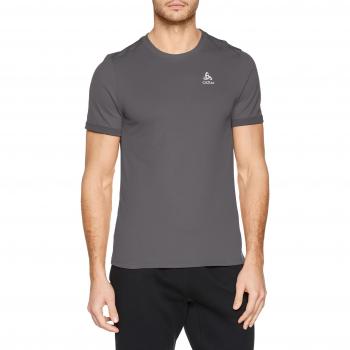 Odlo BL Top Crew Neck s/s Nikko F-Dry Light Camiseta, Hombre, Steel Grey, L