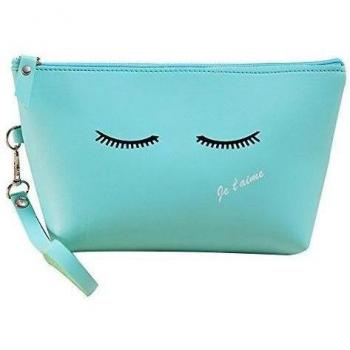 Contever® Portable Multifunción PU Lavado Bolsa Neceser Viaje Bolsa de Aseo Maquillaje Cosmético Bolsa Organizador para Las Mujeres de Señora Girl ,Tamaño: 21.5x7.5x12 cm -Estilo 3