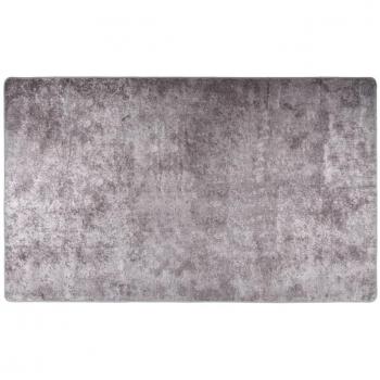 Alfombra lavable antideslizante gris 120x170 cm Vidaxl