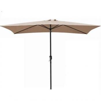 Sombrilla parasol antracita 180 gr - 2 x 3 m