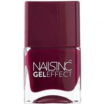 Nails Inc Esmalte de Uñas Gel Efecto Modelo: Kensington High Street Color: esmalte de uñas 14ml para las uñas como el salón de uñas - sin luz UV aplicables: zarzamora contenido/fucsia.