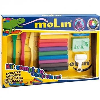 Molin SPTL977 - Set plastilina con 17 accesorios