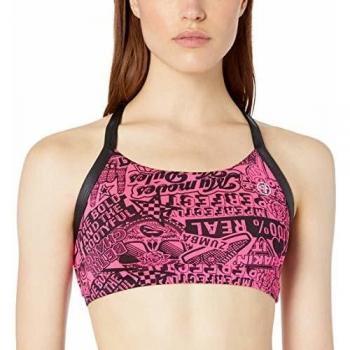 Zumba Sujetador Deportivo con Soporte de Alto Impacto para Mujer X-Pequeña Rosa impactante