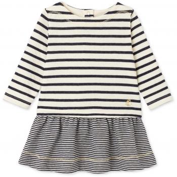 Petit Bateau Robe ml COQ/SM 2618560, Vestido para Bebés, Mehrfarbig