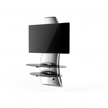 Meliconi Ghost Design 2000 - Soporte de pared para televisor de plasma/LCD entre 32 -63 , plateado