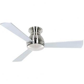 CasaFan 9669311673 Eco Pallas 116 BN-SL/KI - Ventilador de techo con aspas plateado/cereza