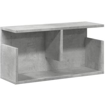 Mueble de pared madera de ingeniería gris hormigón 60x20x30 cm vidaXL, armario montado en la pared, armario de pared para TV