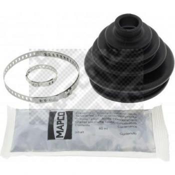 MAPCO Juego de fuelles para árbol de transmisión CV-joint boot 18901, incluye dos fuelles, abrazaderas y es compatible con varios modelos de vehículos