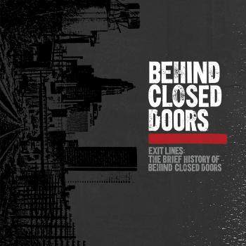 Exit Lines: The Brief History of Behind Closed Doors - Red & Black Splattered Vinyl Record