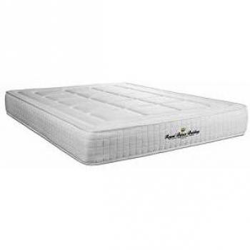 Colchón viscoelástico Royal Palace Bedding 140 x 200 cm, color blanco, con maxi grosor
