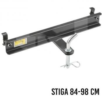 Kit de remolque Stiga para tractores cortacésped BT98 - Amarillo, compatible con modelos Mountfield y Alpina