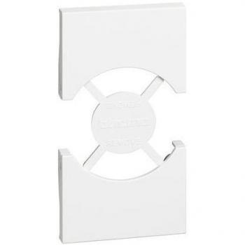 Cubierta Bticino Living Now KW03 para Toma Schuko, 2 Módulos, Color Blanco