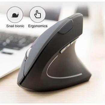 Ratón óptico inalámbrico 2.4 GHz negro