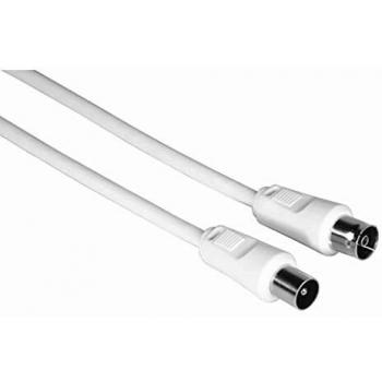 Cabo Antena Coaxial M/F 75dB 1,5m Blanco (Bulk 25 unidades)