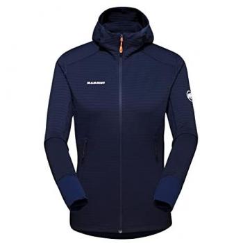 Mammut Women's Taiss Light Hooded Fleece Jacket - Blue - XL
