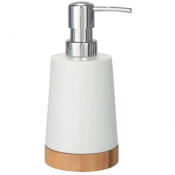 Dispensador de Jabón Líquido Wenko Bamboo Cerámica 330 ml