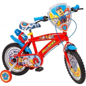 Bicicleta Infantil 14 Pulgadas Paw Patrol para Niños de 4 a 6 Años
