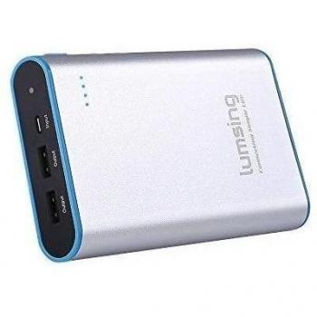 Lumsing® Batería externa 13400mAh, Cargador portátil externo, Power bank para iPhones, iPads, Samsung Galaxy, Android y otros Smartphones